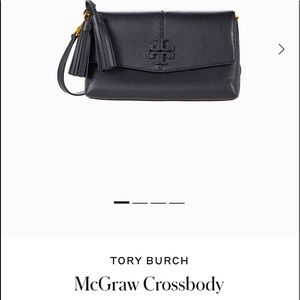 Tory Burch McGraw Fold-Over Leather Crossbody